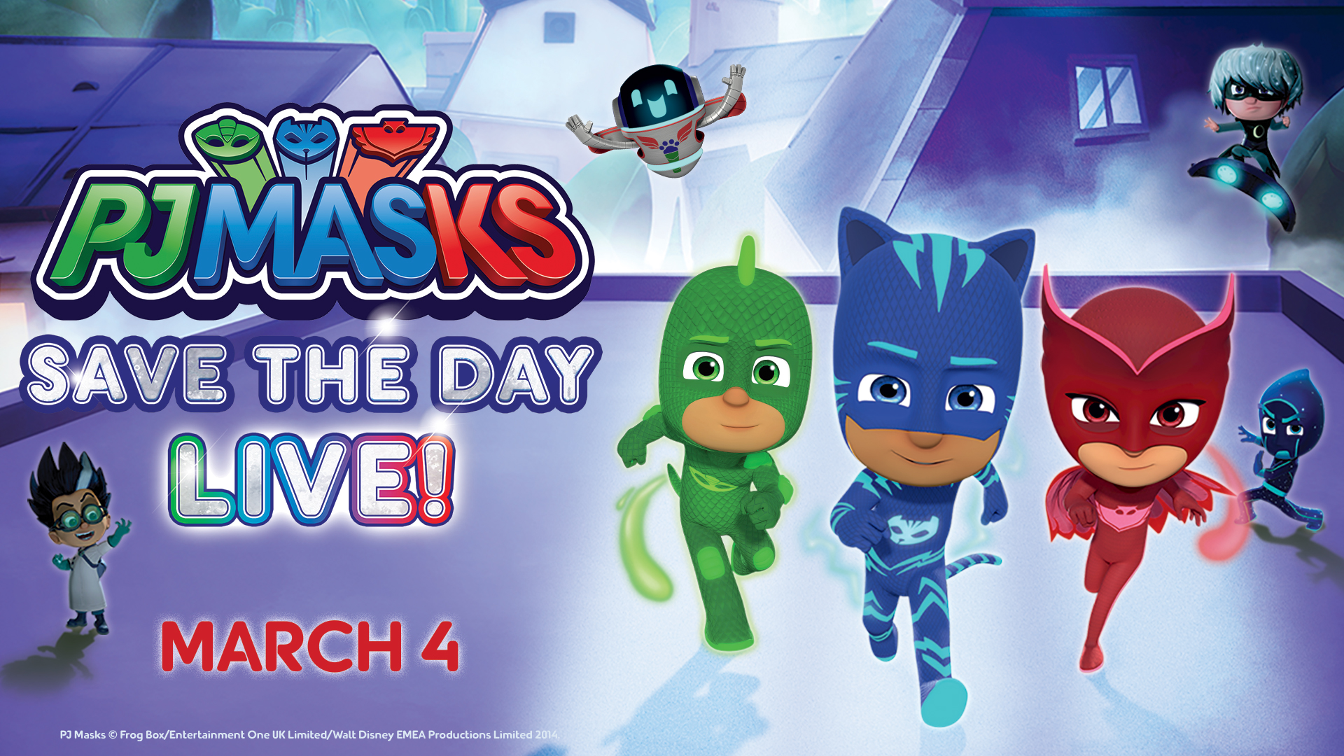 Pj Masks Live Save The Day , HD Wallpaper & Backgrounds