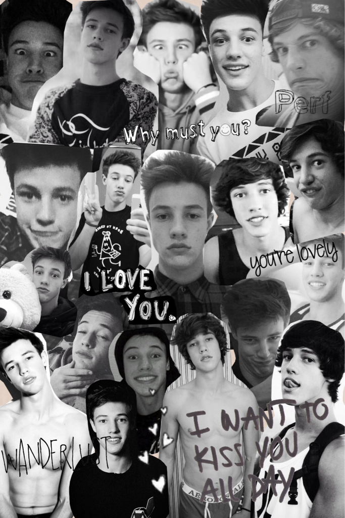 Is This Your First Heart - Cameron Dallas Photo Collage , HD Wallpaper & Backgrounds
