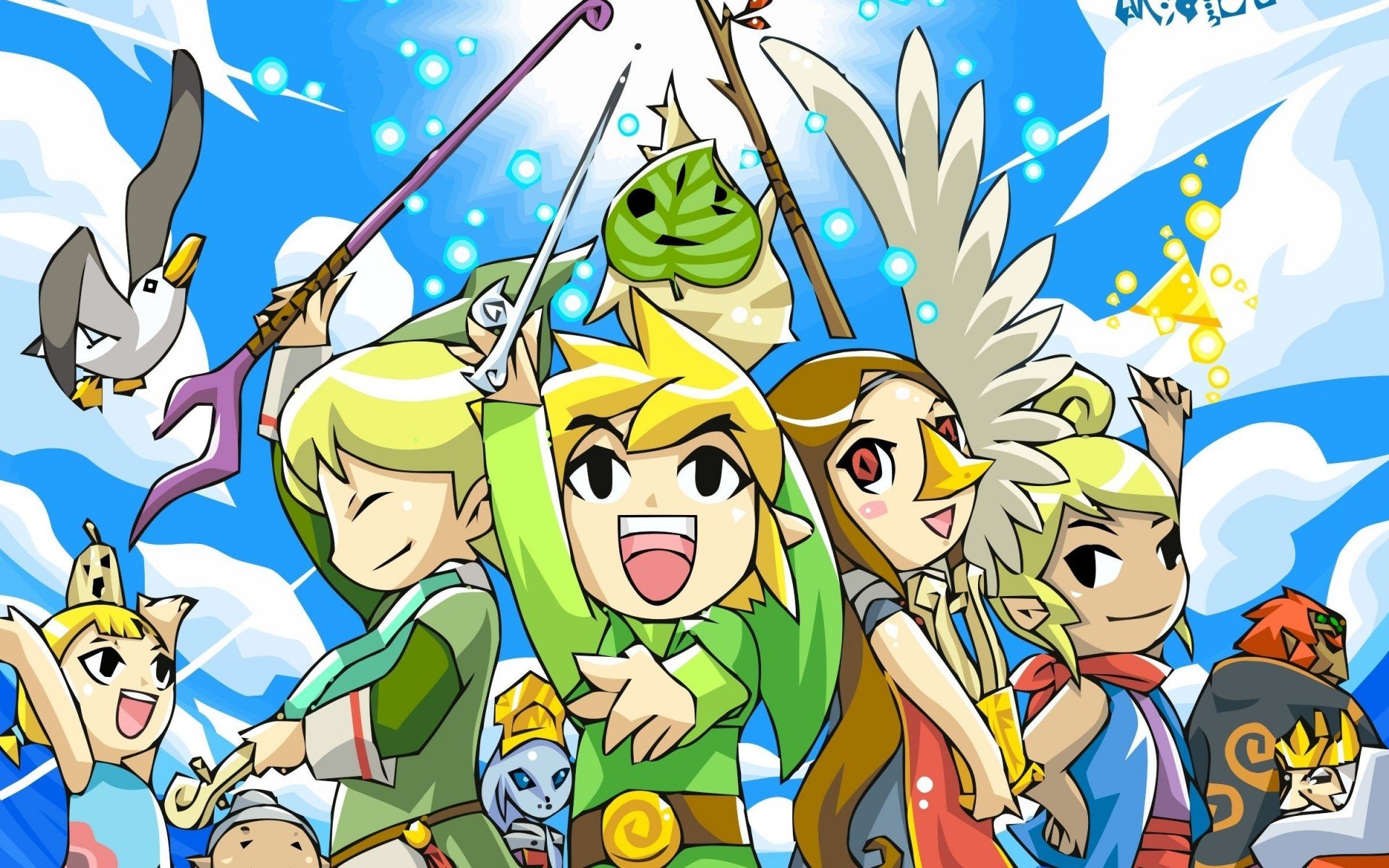 Legend Of Zelda Wind Waker 3ds Xl , HD Wallpaper & Backgrounds