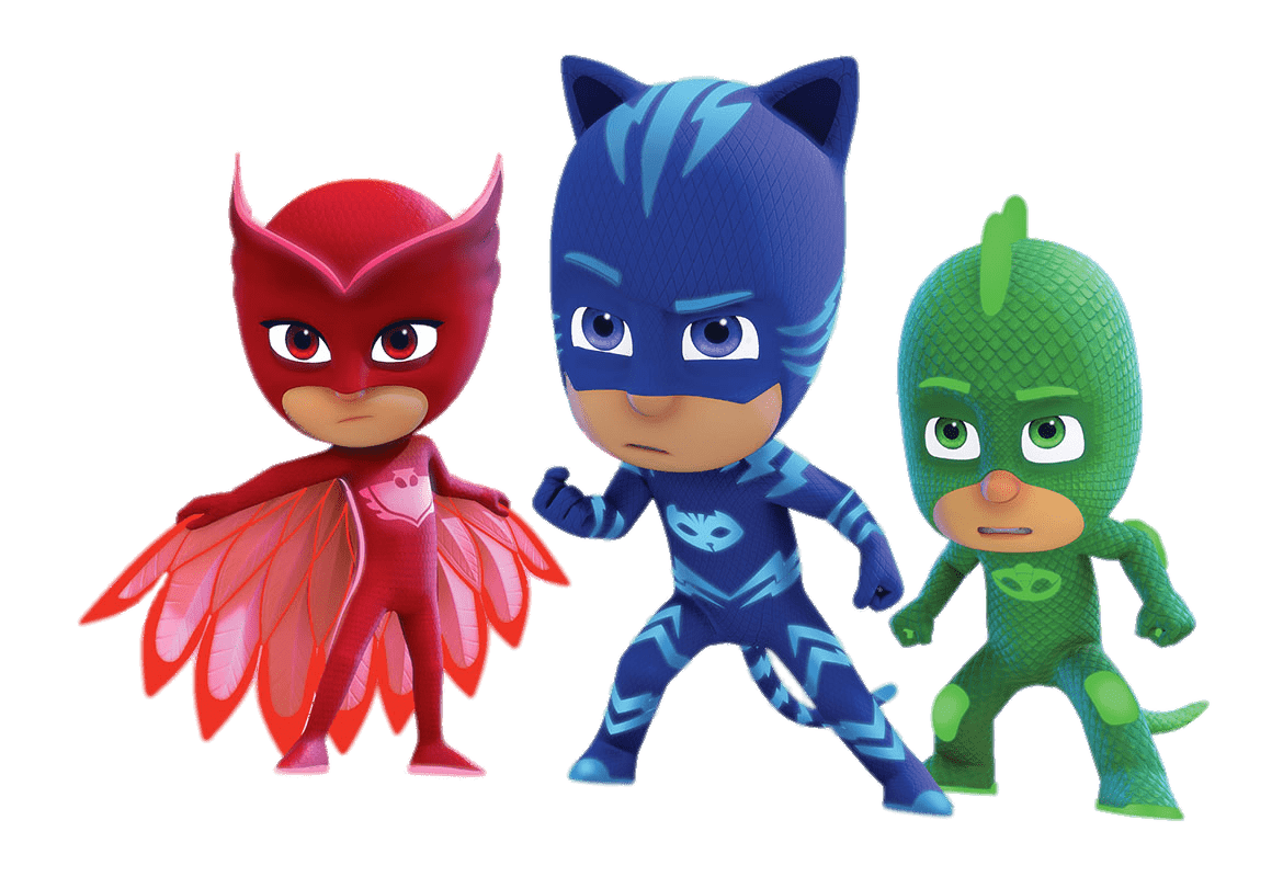 Pj Masks Determined Faces - Pj Masks Time To Be A Hero , HD Wallpaper & Backgrounds