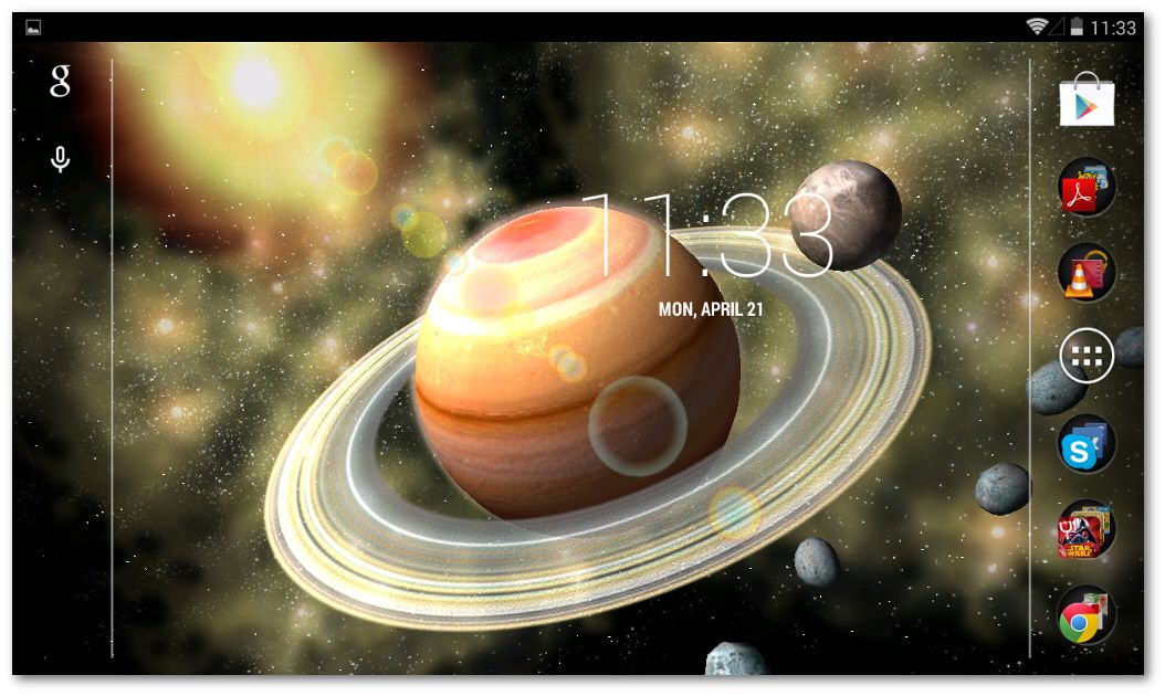 Al Pulsar Sobre La Pantalla Se Consigue El Movimiento - Planetas En Movimiento , HD Wallpaper & Backgrounds