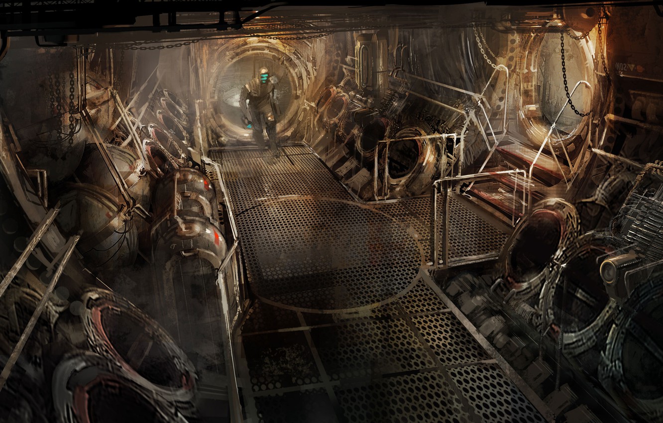 Photo Wallpaper Art, Isaac Clarke, Electronic Arts, - Dead Space 2 Environment Art , HD Wallpaper & Backgrounds