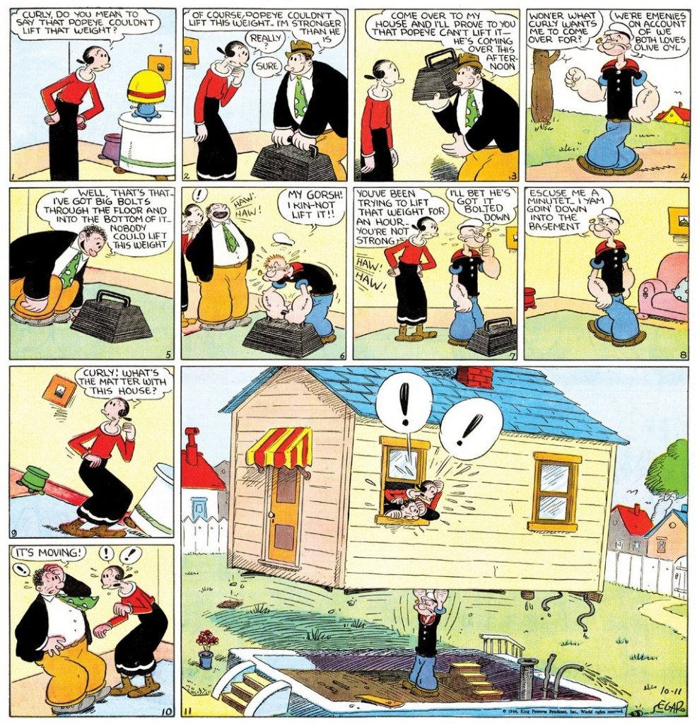 Popeye Pictures - Complete Ec Segar Popeye , HD Wallpaper & Backgrounds
