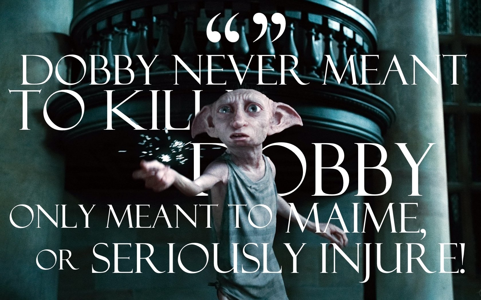 Hd Wallpaper - Dobby Harry Potter 7 , HD Wallpaper & Backgrounds