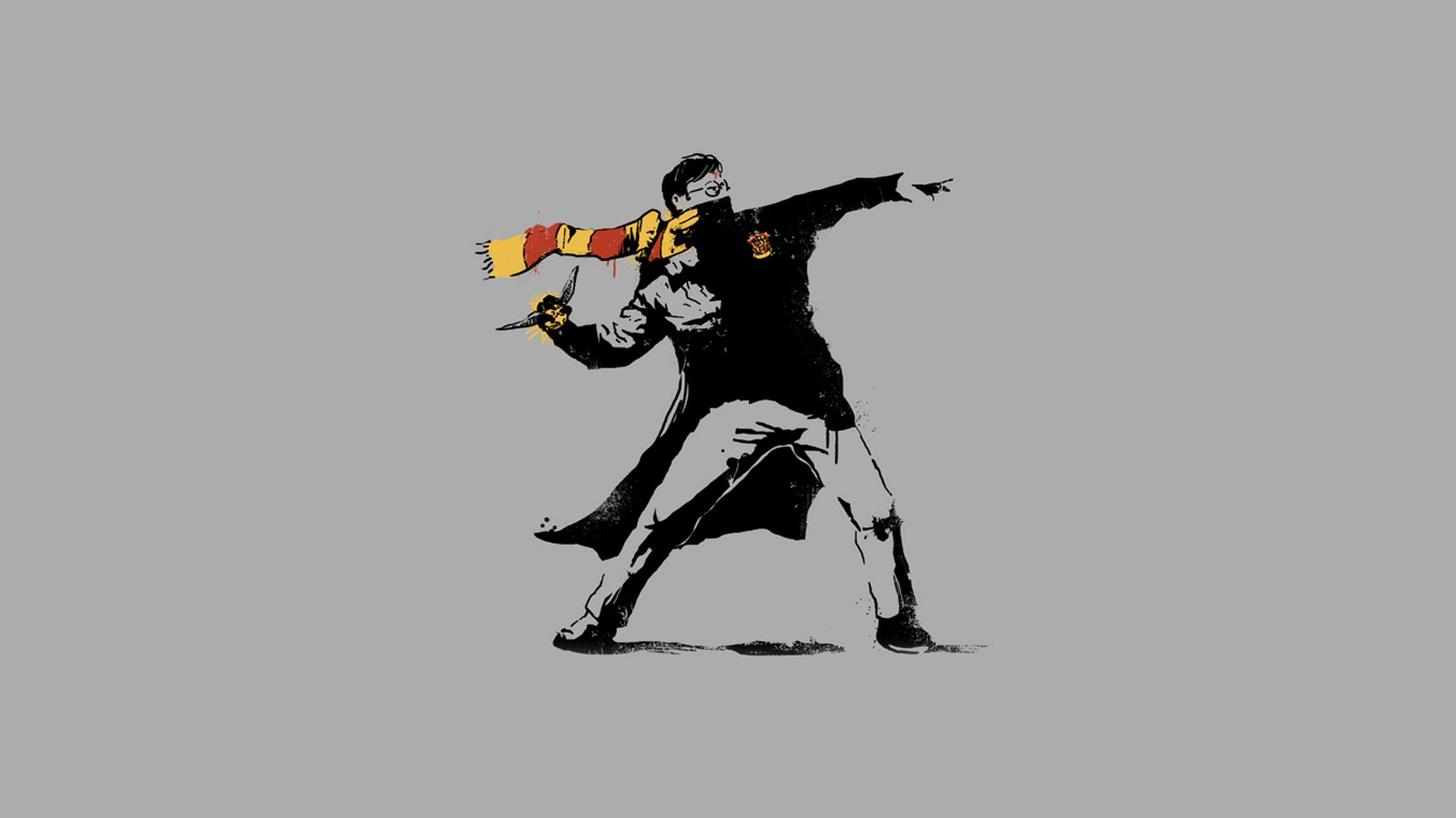 Wallpaper - Banksy Harry Potter , HD Wallpaper & Backgrounds