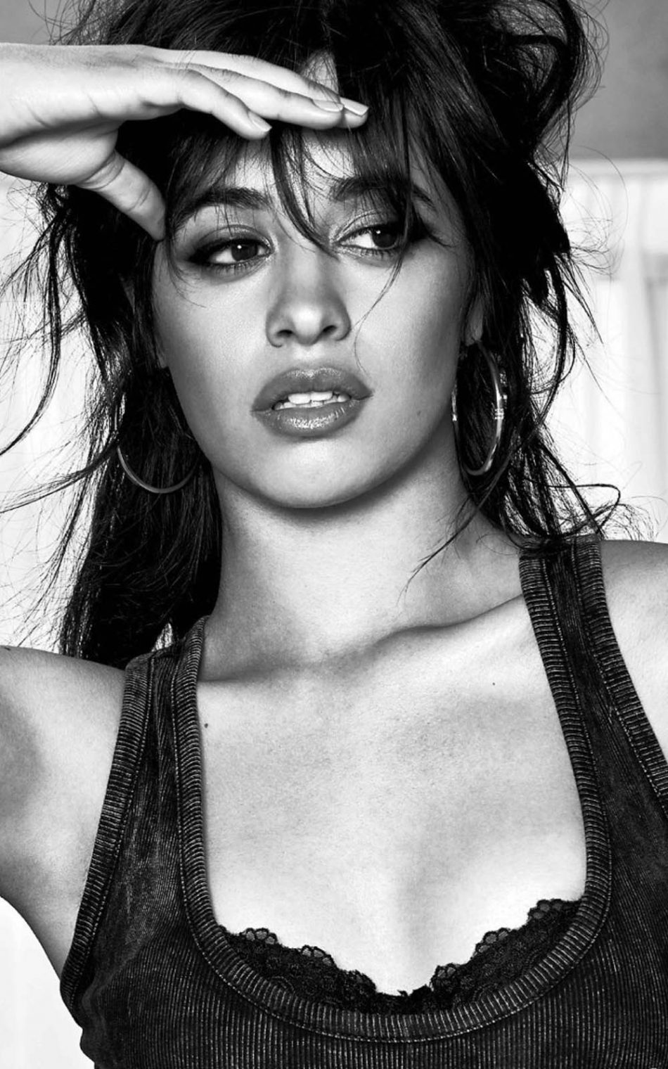 Camila Cabello Bw Hot Photoshoot Hd Mobile Wallpaper - Know No Better Model , HD Wallpaper & Backgrounds