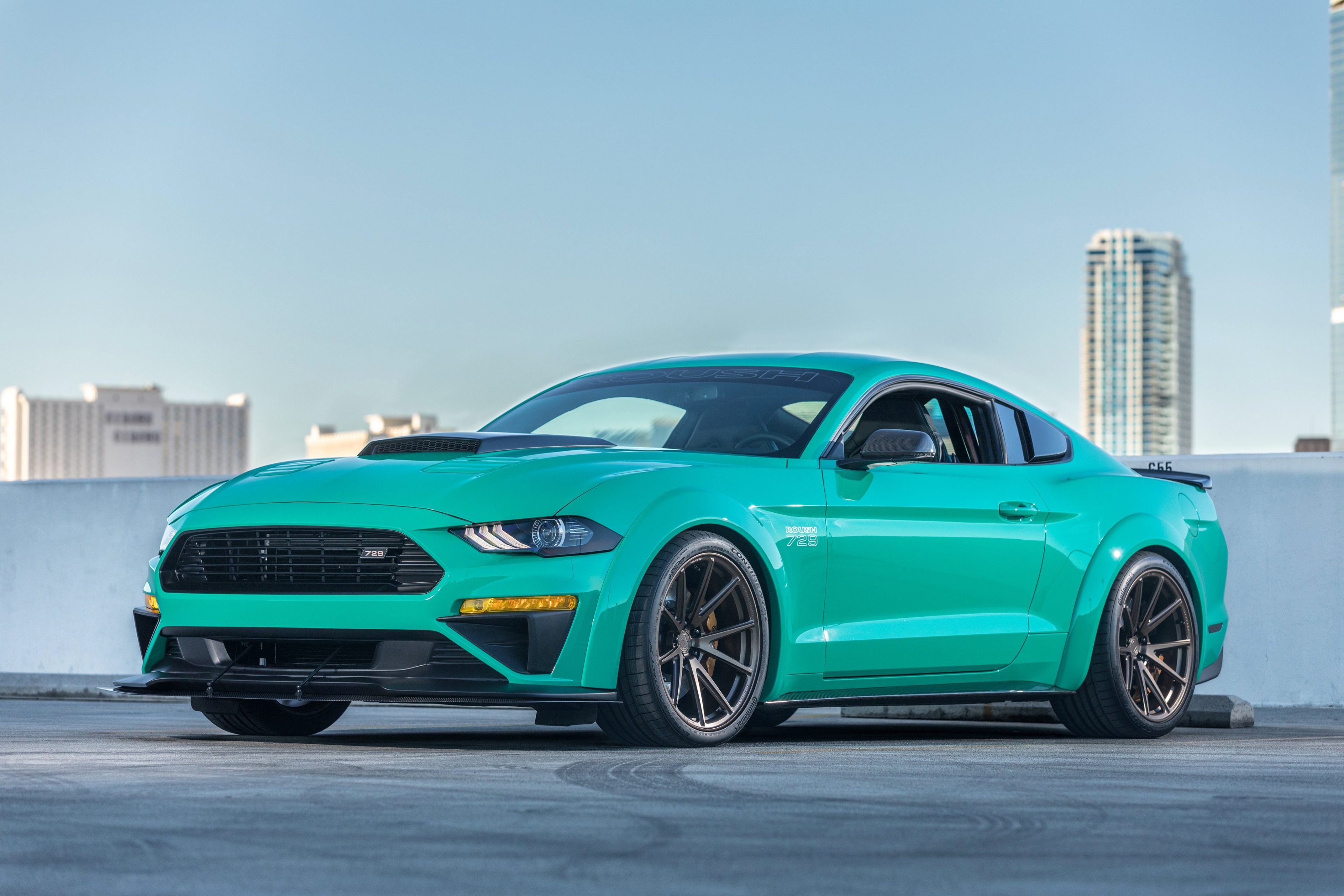 Ford Mustang 4k Wallpaper For Desktop Background - Ford Mustang Grabber Green , HD Wallpaper & Backgrounds