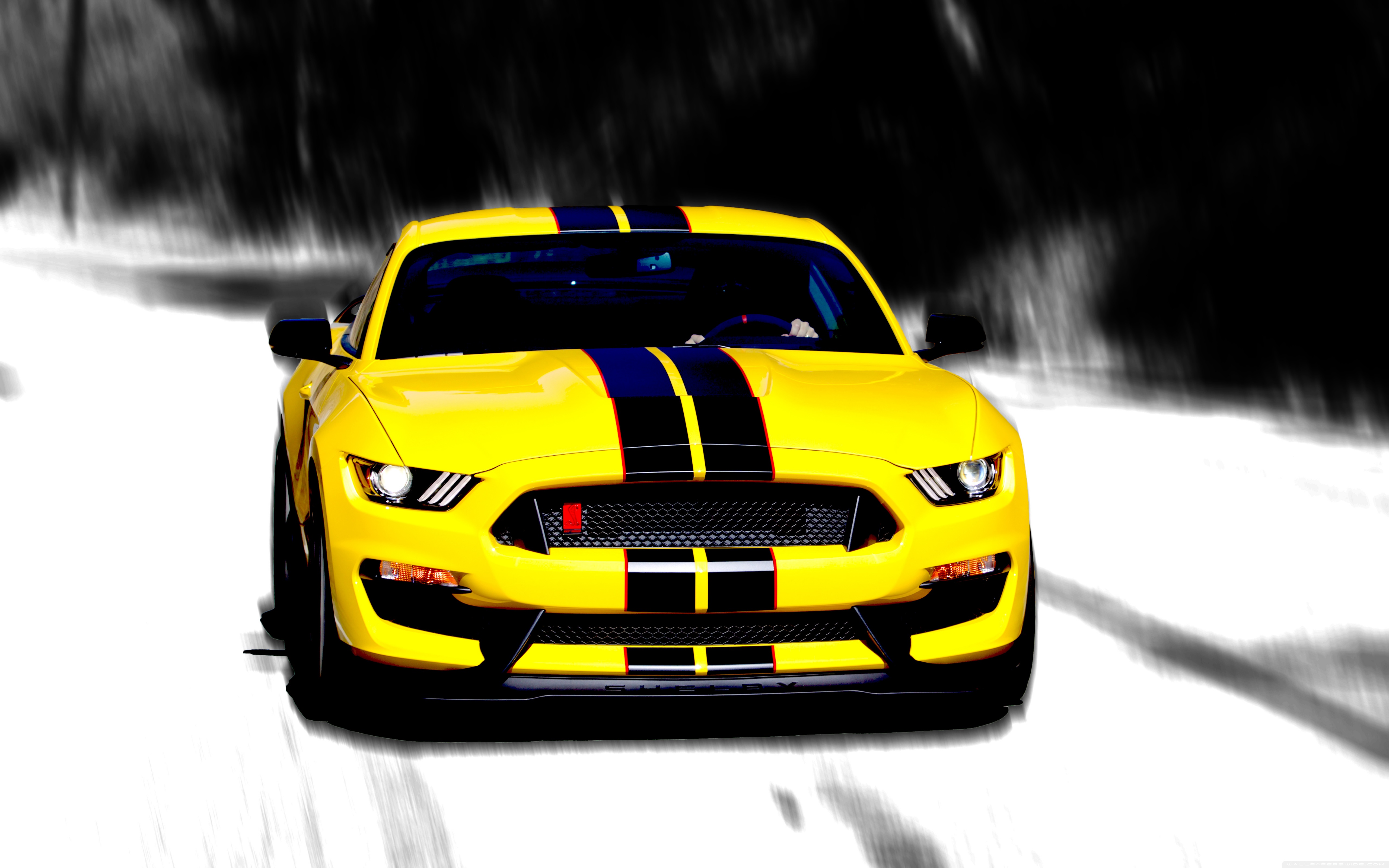 Related Wallpapers - 2017 Yellow Shelby Gt350 , HD Wallpaper & Backgrounds