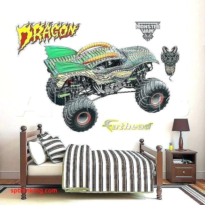 Monster Jam Bedroom Truck Wall Decals New Design Ideas - Wall Sticker Avengers , HD Wallpaper & Backgrounds