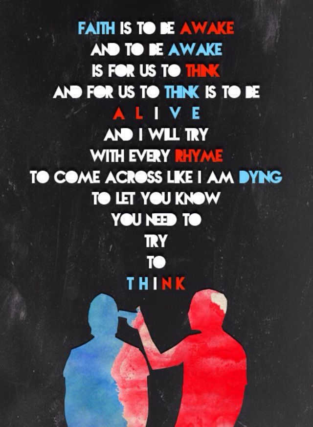 Twenty One Pilots Lyric Poster , HD Wallpaper & Backgrounds