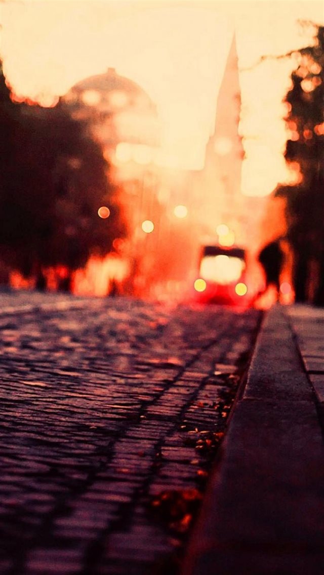 Nature Retro Vintage Blurry Night Street Iphone 8 Wallpaper - Hard To Believe People , HD Wallpaper & Backgrounds