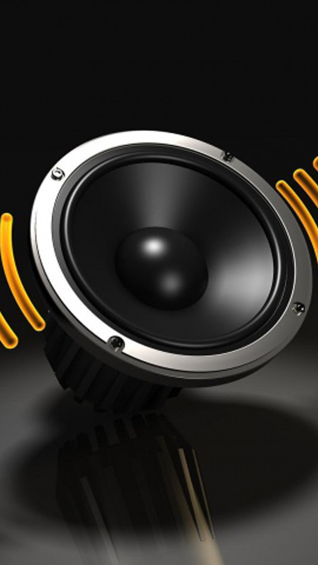 Black Speaker Lockscreen Android Wallpaper - Example Picture Of Sound Energy , HD Wallpaper & Backgrounds