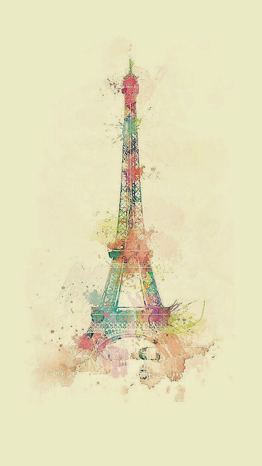 Eiffel Tower Illustration Paris France Watercolor Find - Fondos De Pantalla De Acuarelas , HD Wallpaper & Backgrounds