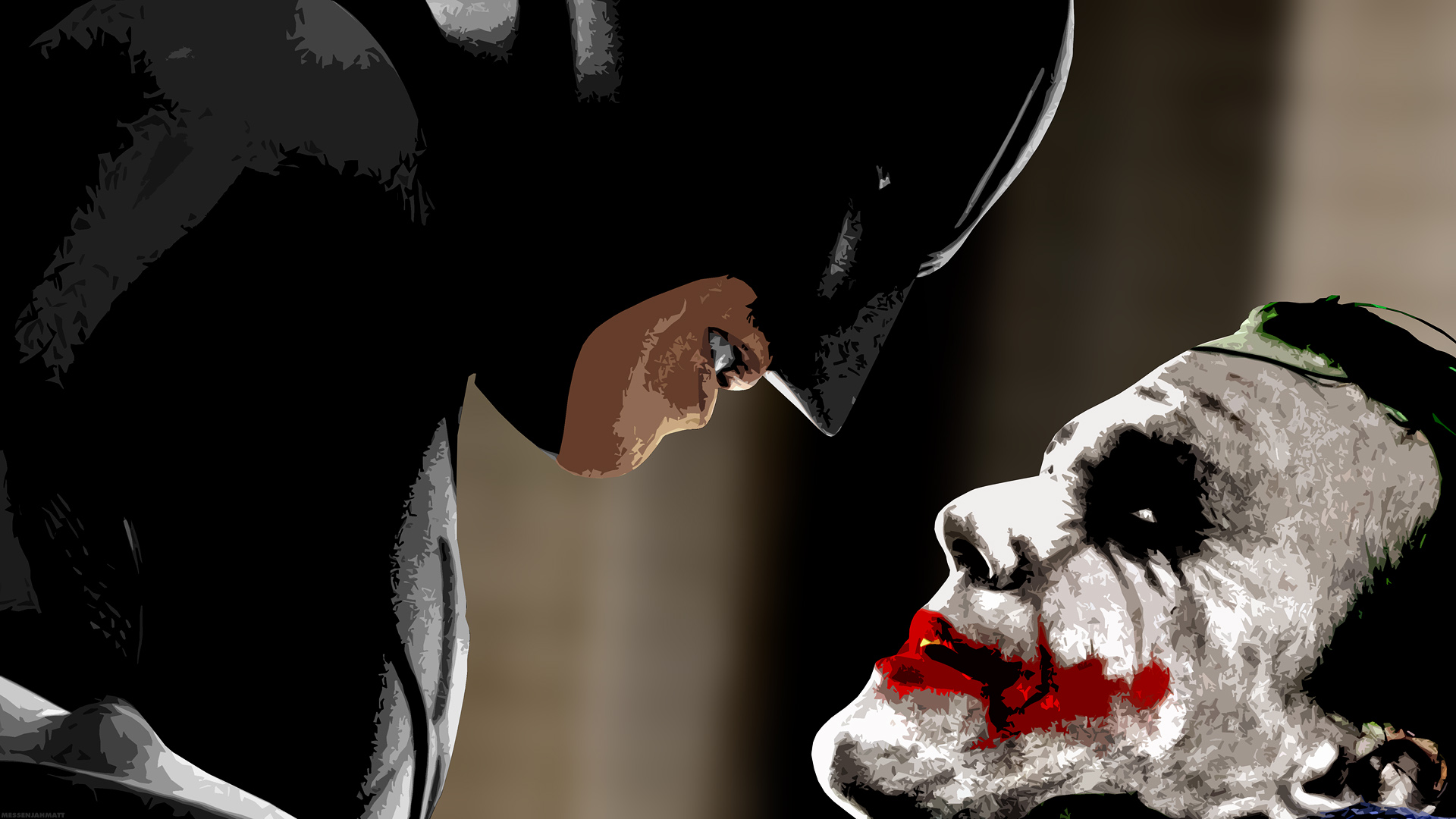 Batman Joker Wallpaper - Batman And Joker Hd , HD Wallpaper & Backgrounds