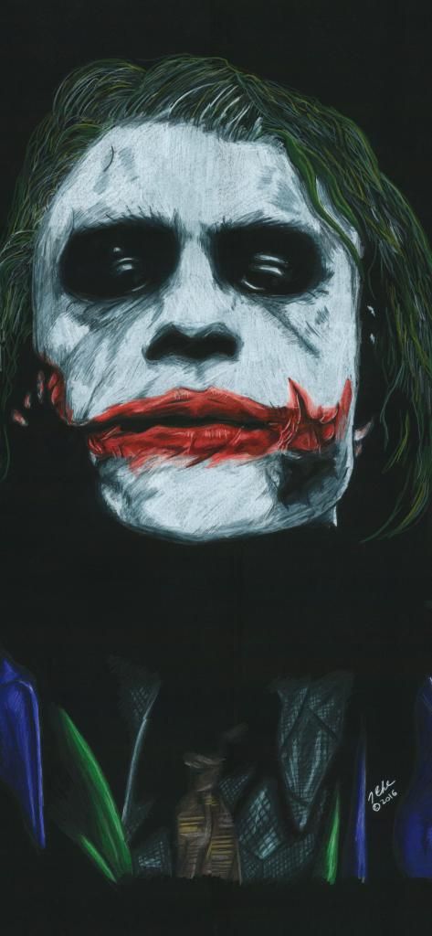 Iphone X Wallpaper Fictional Characters Clown The Dark - Dark Knight Joker 4k , HD Wallpaper & Backgrounds