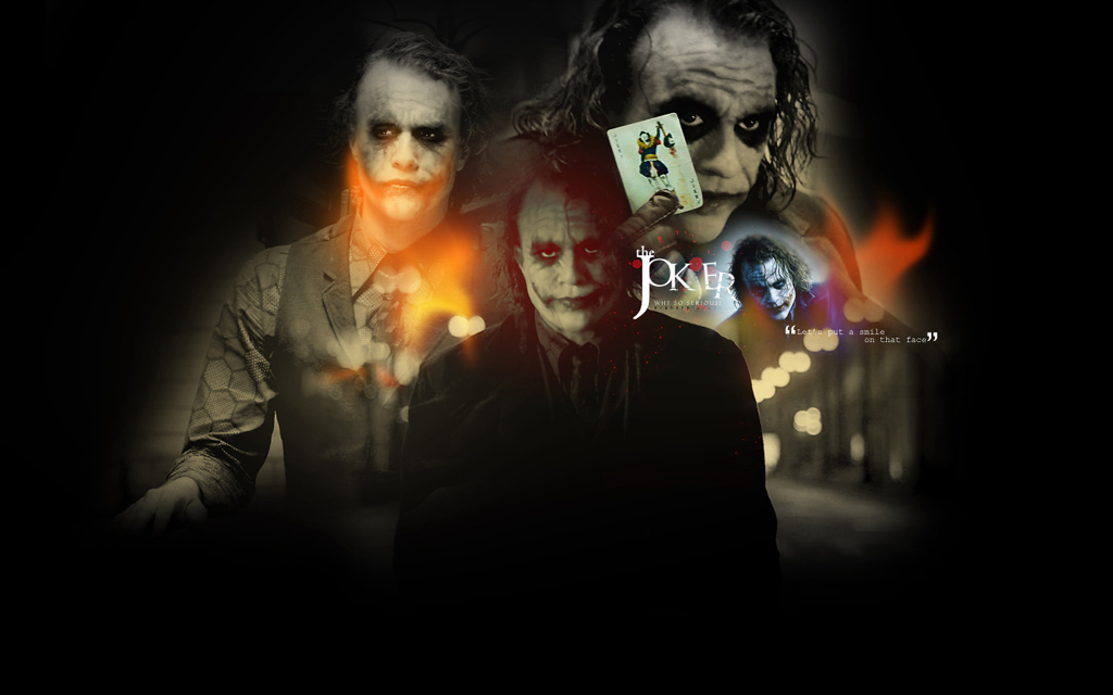 The Dark Knight - Joker Hd Heath Ledger , HD Wallpaper & Backgrounds
