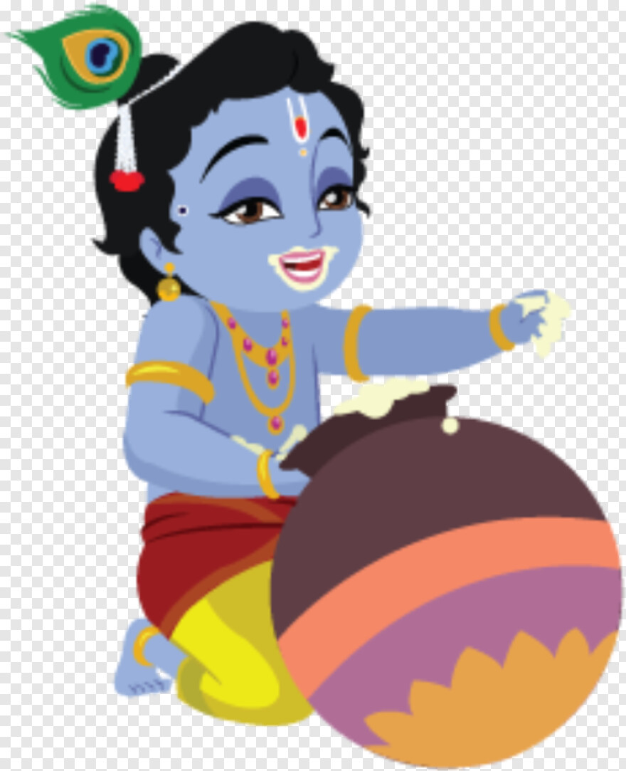 Krishna Dahi Handi Png, Png Download - Krishna , HD Wallpaper & Backgrounds