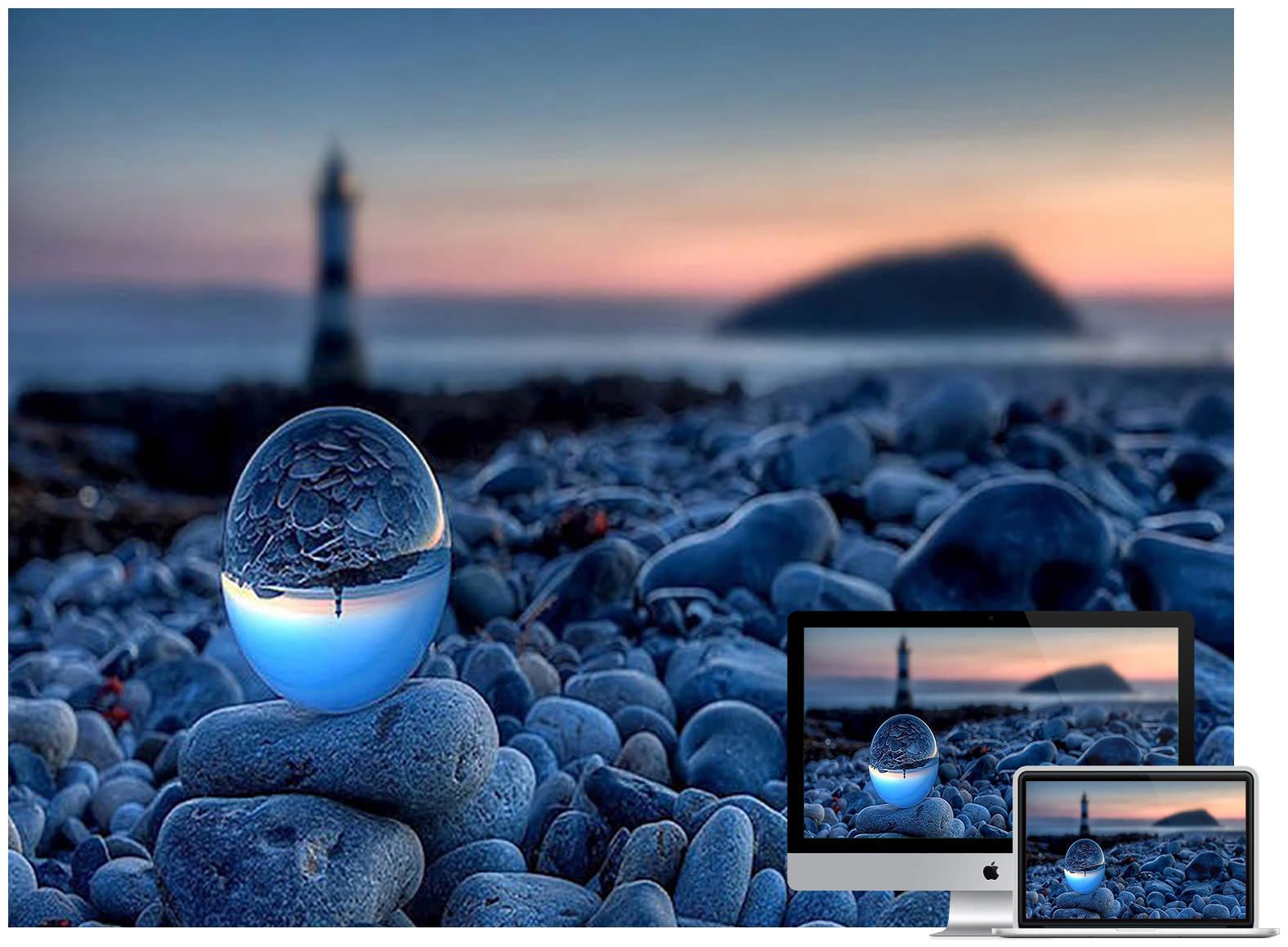 Blue Sea Sunset Wallpaper - Mobile Beautiful Wallpaper Hd , HD Wallpaper & Backgrounds