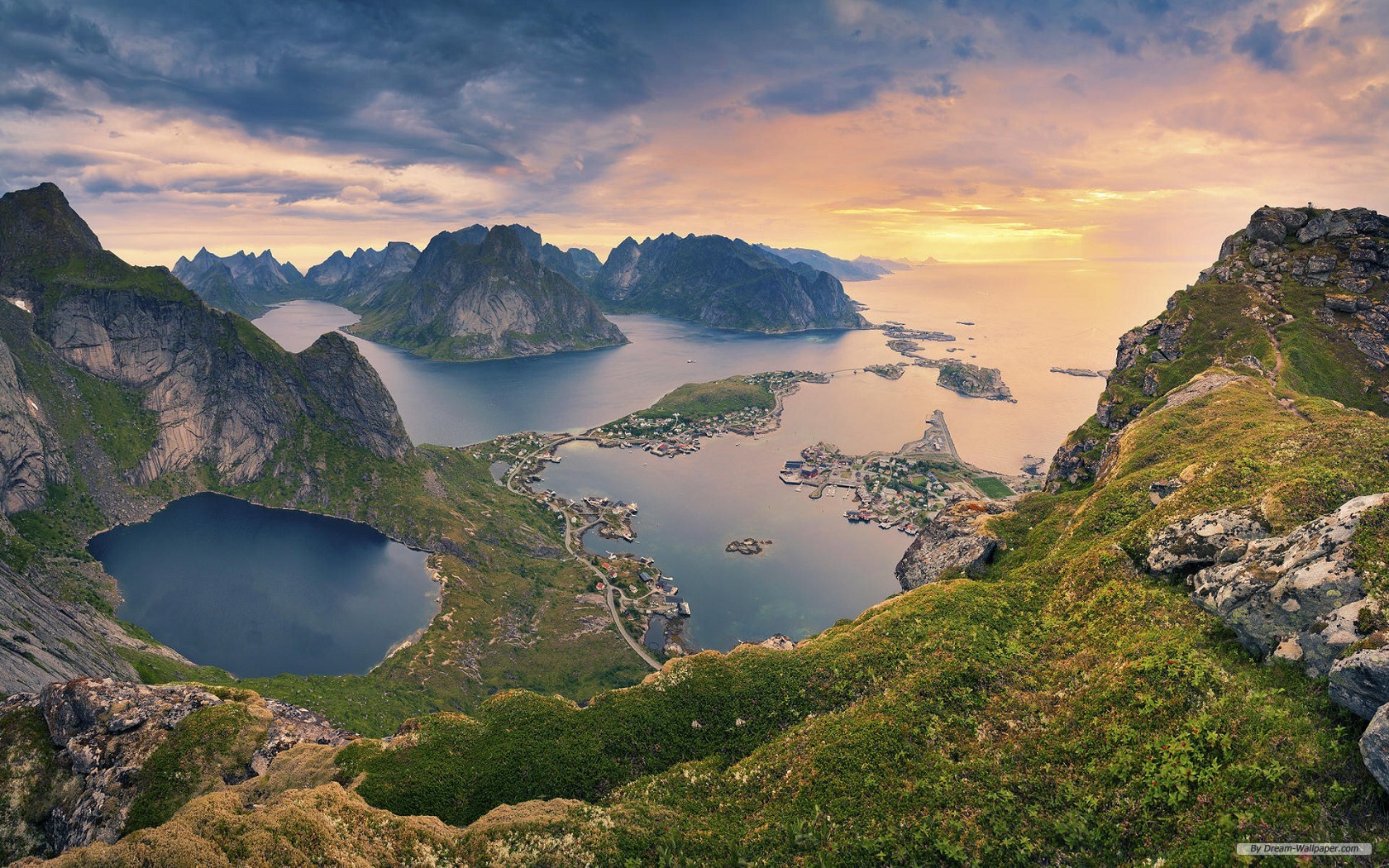 Free Nature Wallpaper - Fjords Norway Lofoten , HD Wallpaper & Backgrounds