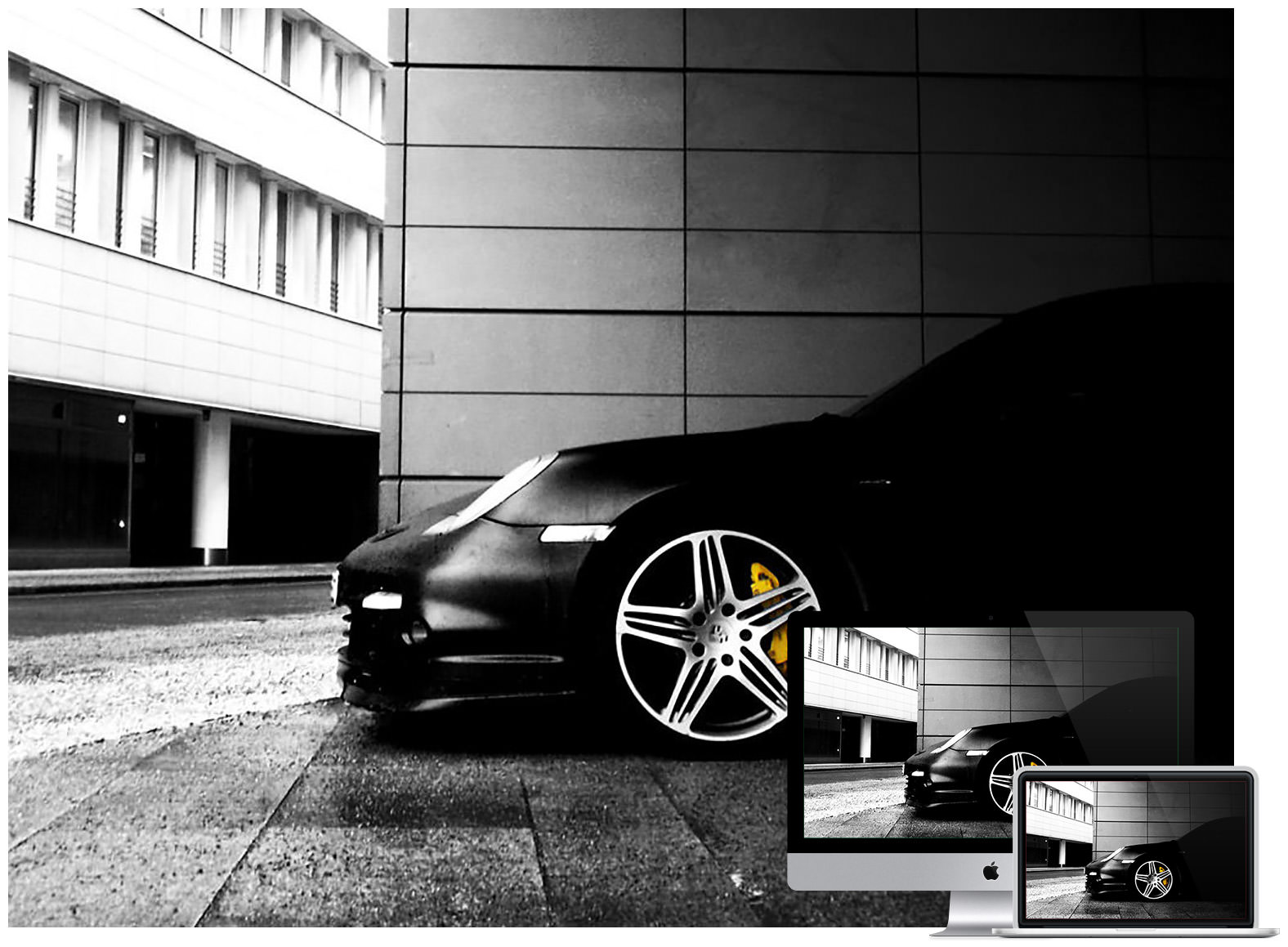 Dark Car Wallpaper - Porsche , HD Wallpaper & Backgrounds