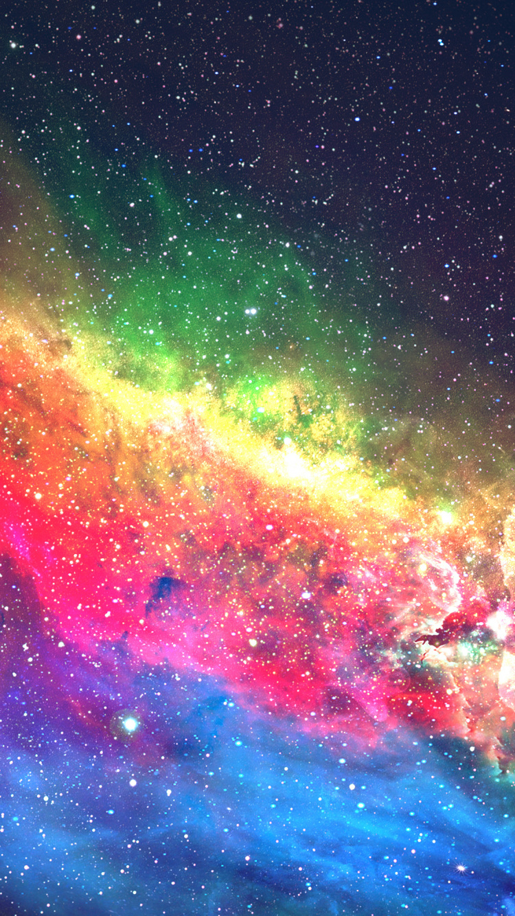 Sky, Nebula, Galaxy, Outer Space, Atmosphere, Astronomical - Iphone Colorful Galaxy Wallpaper Hd , HD Wallpaper & Backgrounds