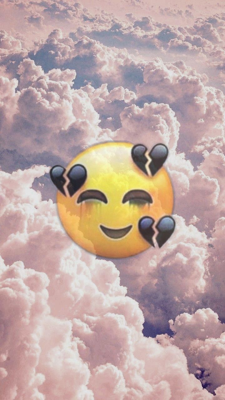 Emoji Wallpaper Maker - Aesthetic Clouds , HD Wallpaper & Backgrounds