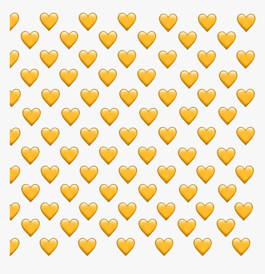 #emoji#wallpaper #asthetic #tumblr #heart#yellow - Red Heart Emoji Background , HD Wallpaper & Backgrounds
