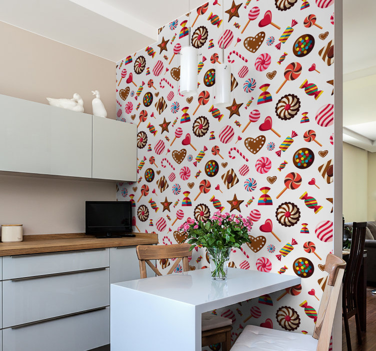 Chocolate Biscuit Assortment Kitchen Vinyl Wallpaper - Carta Da Parati Cucina , HD Wallpaper & Backgrounds