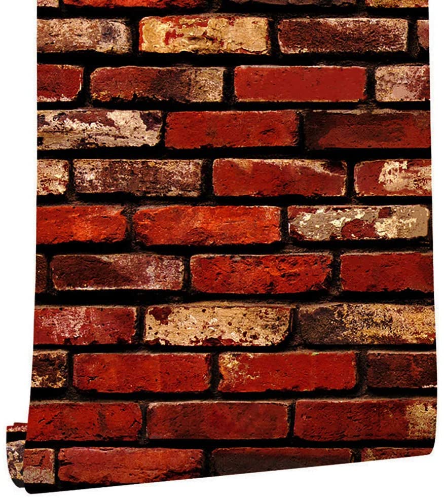 118&rdquo - &times - 17 - 7&rdquo - Red Brick Wallpaper - Brick Wallpaper For Living Room , HD Wallpaper & Backgrounds