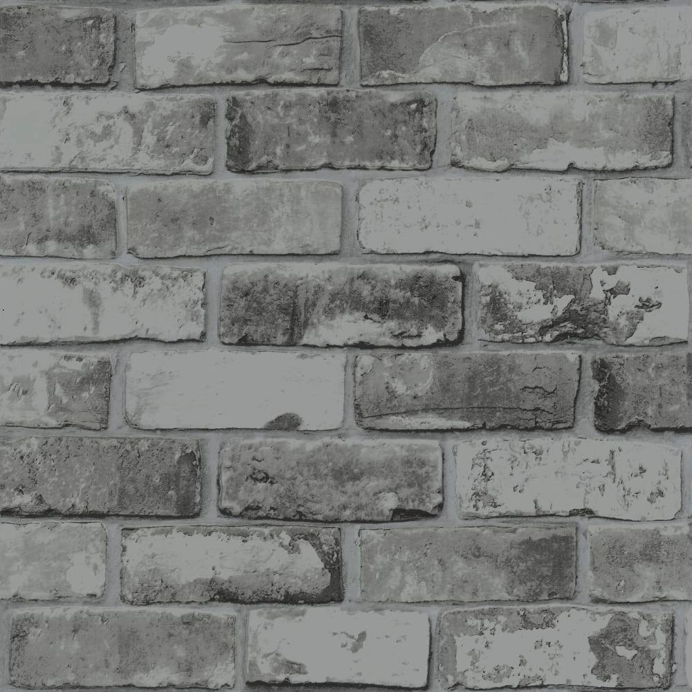3d Brick Wallpaper Grey , HD Wallpaper & Backgrounds