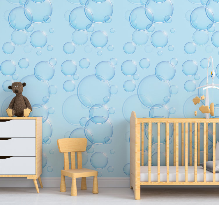 Pink Bubbles Kids Wallpaper - Como Pintar Burbujas En La Pared , HD Wallpaper & Backgrounds