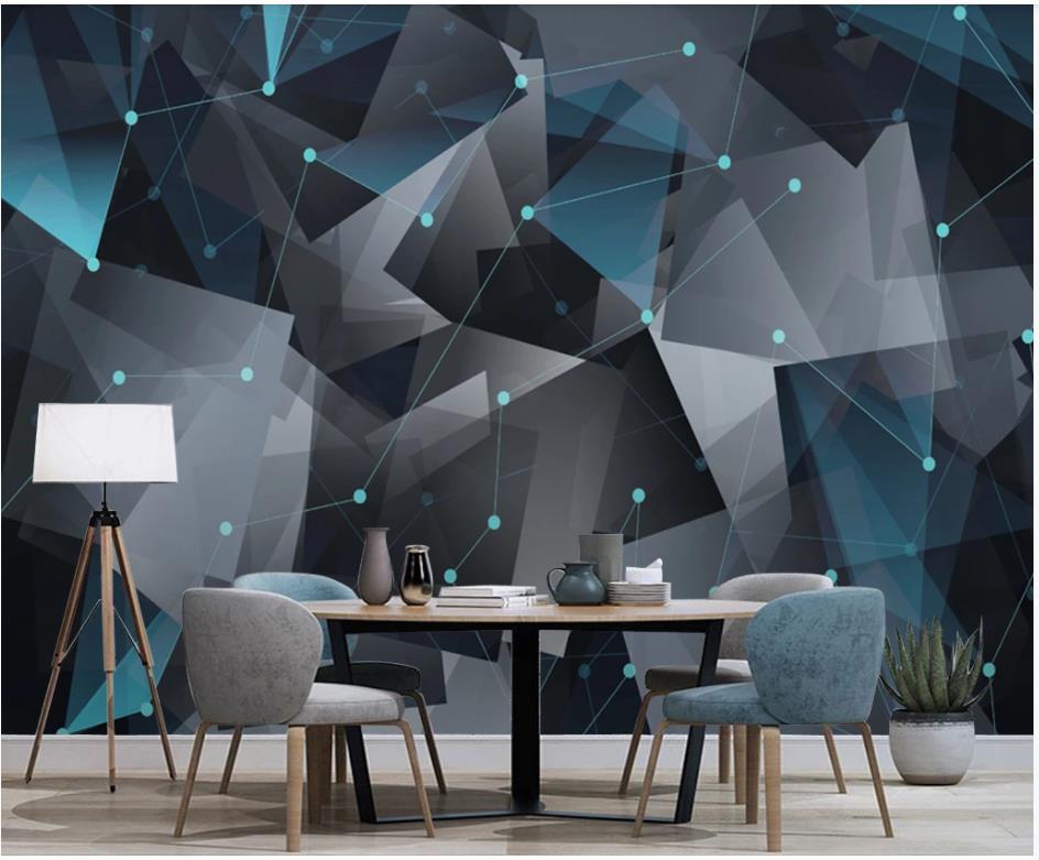 Geometric Mural , HD Wallpaper & Backgrounds