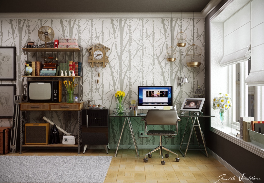 Home Office Decor Ideas , HD Wallpaper & Backgrounds