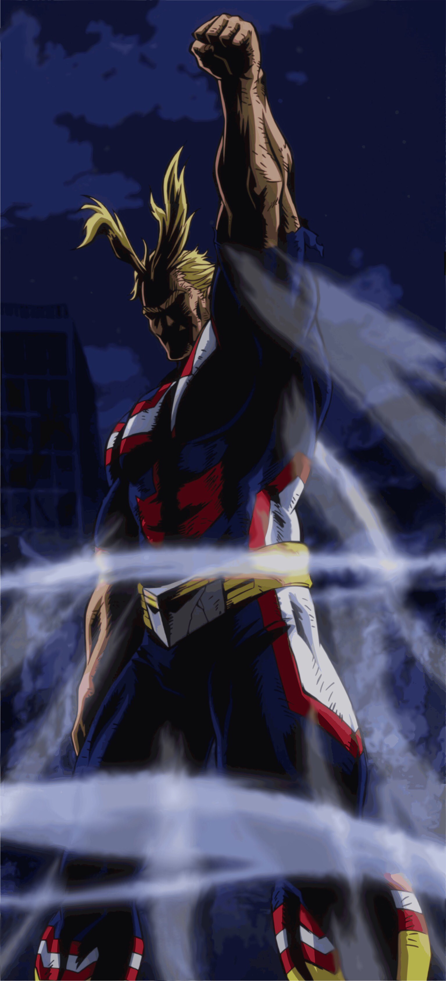 All Might Wallpaper Hq All Might Wallpaper “let Him - All Might Vs All For One , HD Wallpaper & Backgrounds