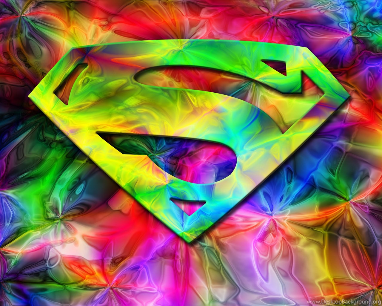 Awesome Wallpapers 2c6 Hd Wallpapers - Logo De Superman Multi Color , HD Wallpaper & Backgrounds