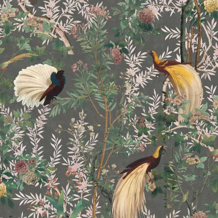 Royal Garden Grey Wallpaper Sku Wp20456 , HD Wallpaper & Backgrounds