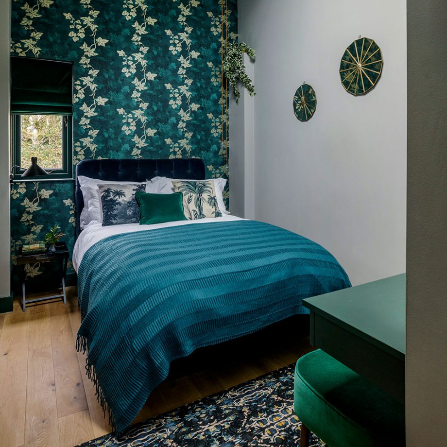 Teal Bedroom Ideas - Teal Wallpaper Bedroom Ideas , HD Wallpaper & Backgrounds