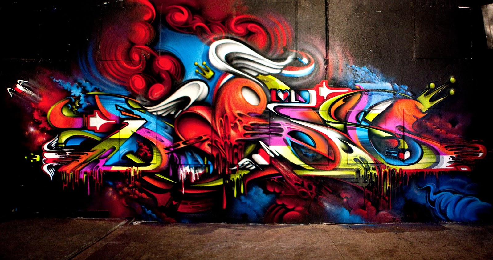 Graffiti Wallpaper Desktop - Graffiti Wallpaper Hd , HD Wallpaper & Backgrounds