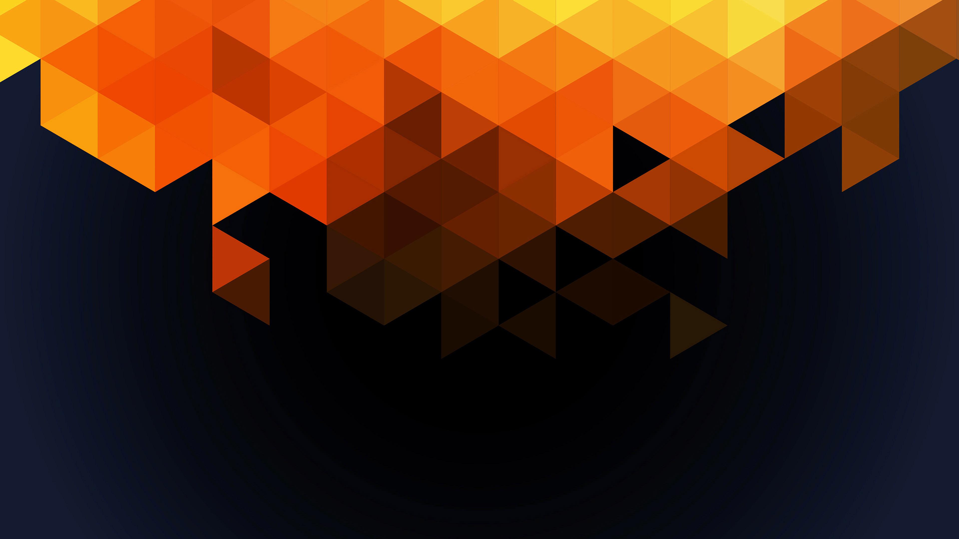 Orange And Black Wallpaper 4k , HD Wallpaper & Backgrounds