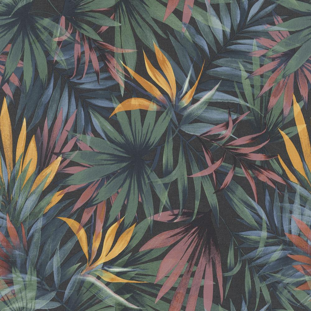 Eden Tropical Palm Green/multi Wallpaper - Tropical , HD Wallpaper & Backgrounds