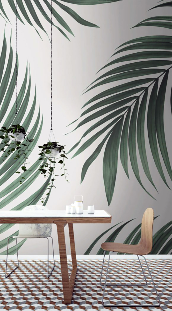 33 Genuinely Elegant Ways To Decorate Your Home With - Tropical Leaves Single , HD Wallpaper & Backgrounds