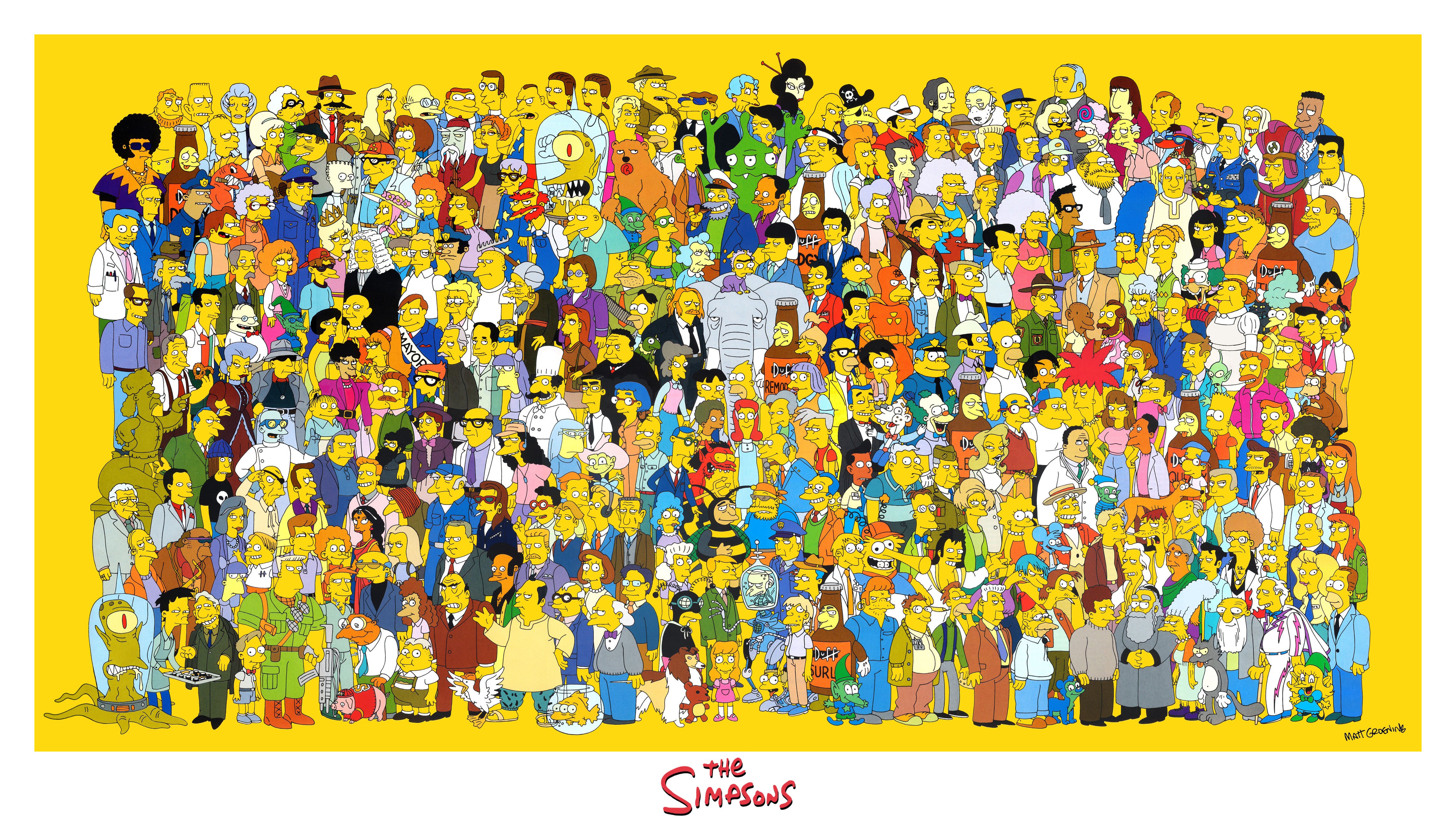 The Simpsons Wallpaper - Simpsons Posters , HD Wallpaper & Backgrounds