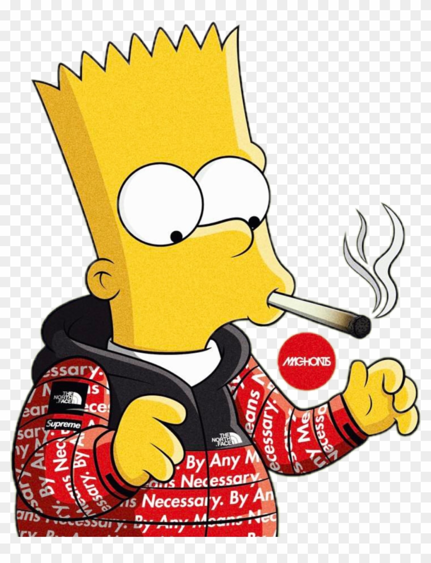 Bart Simpson Homer Simpson Supreme Graphic Designer - Bart Simpson Png , HD Wallpaper & Backgrounds