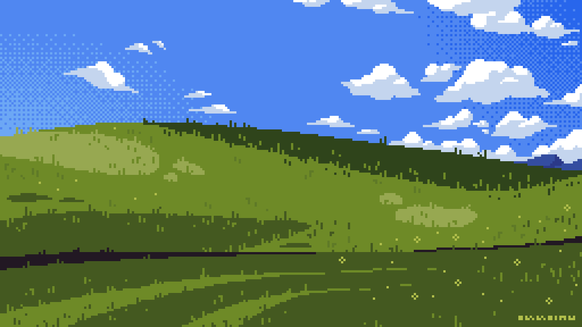 Windows Xp Background Pixel Art , HD Wallpaper & Backgrounds