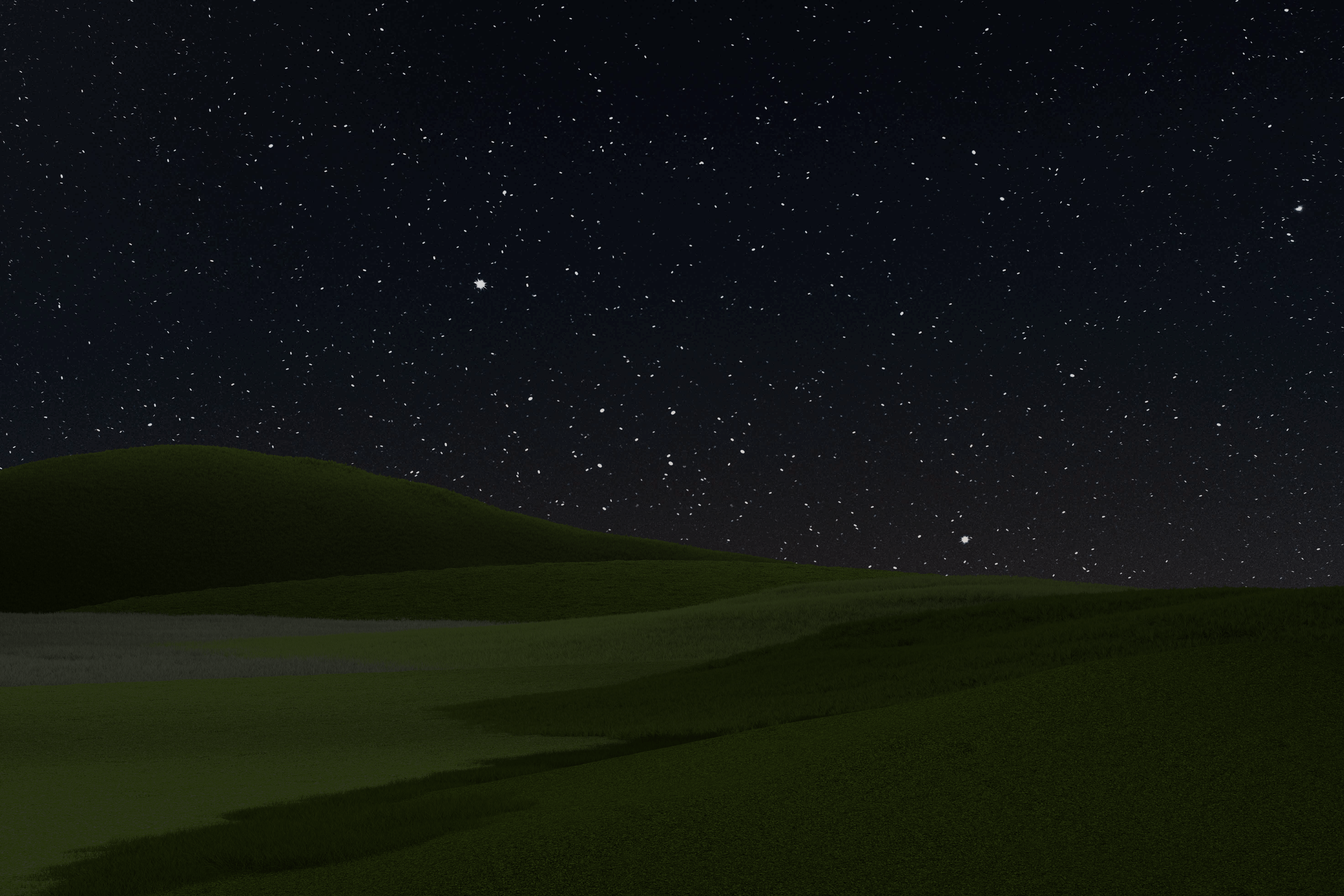 Windows Xp Bliss Night , HD Wallpaper & Backgrounds