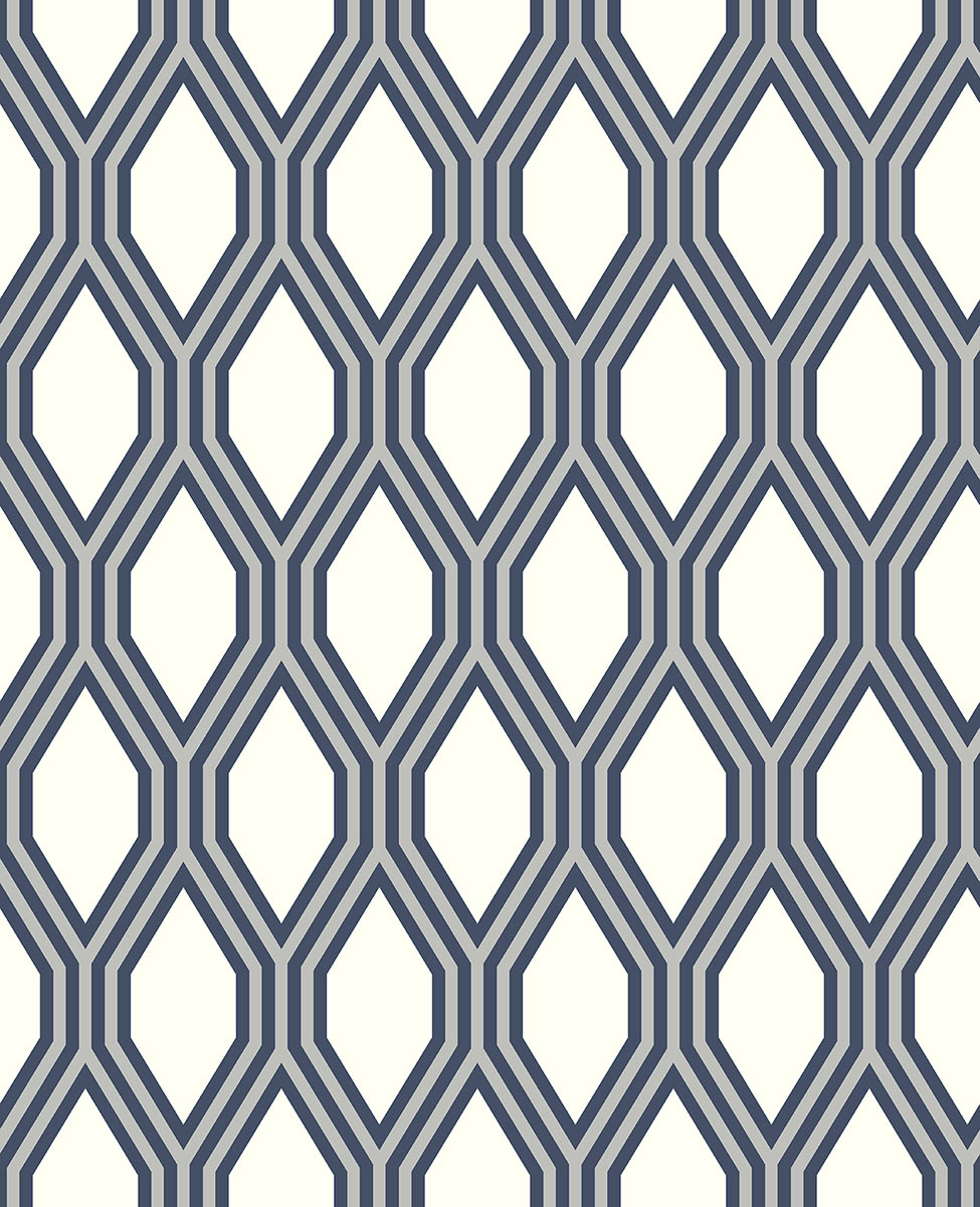 Geometric Wallpaper Navy White , HD Wallpaper & Backgrounds