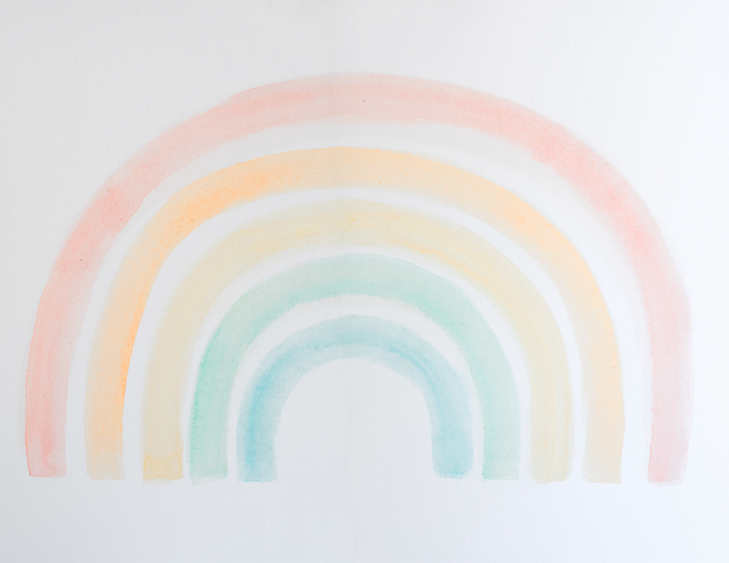 Rainbow Wallpaper Kids Room , HD Wallpaper & Backgrounds