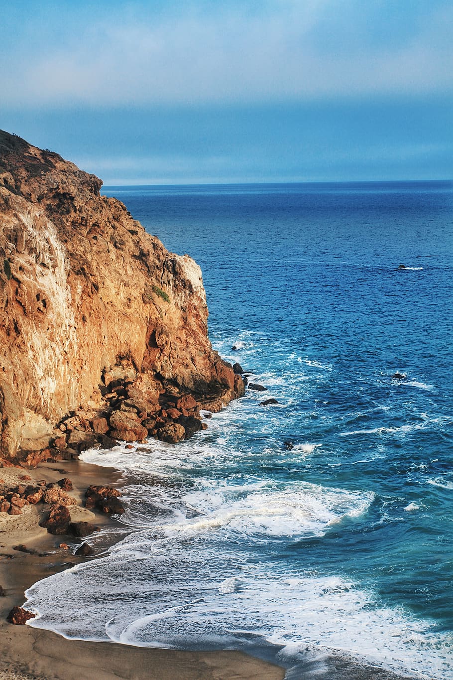 Malibu, United States, Beach, Ocean, Cliff, California, - Point Dume , HD Wallpaper & Backgrounds