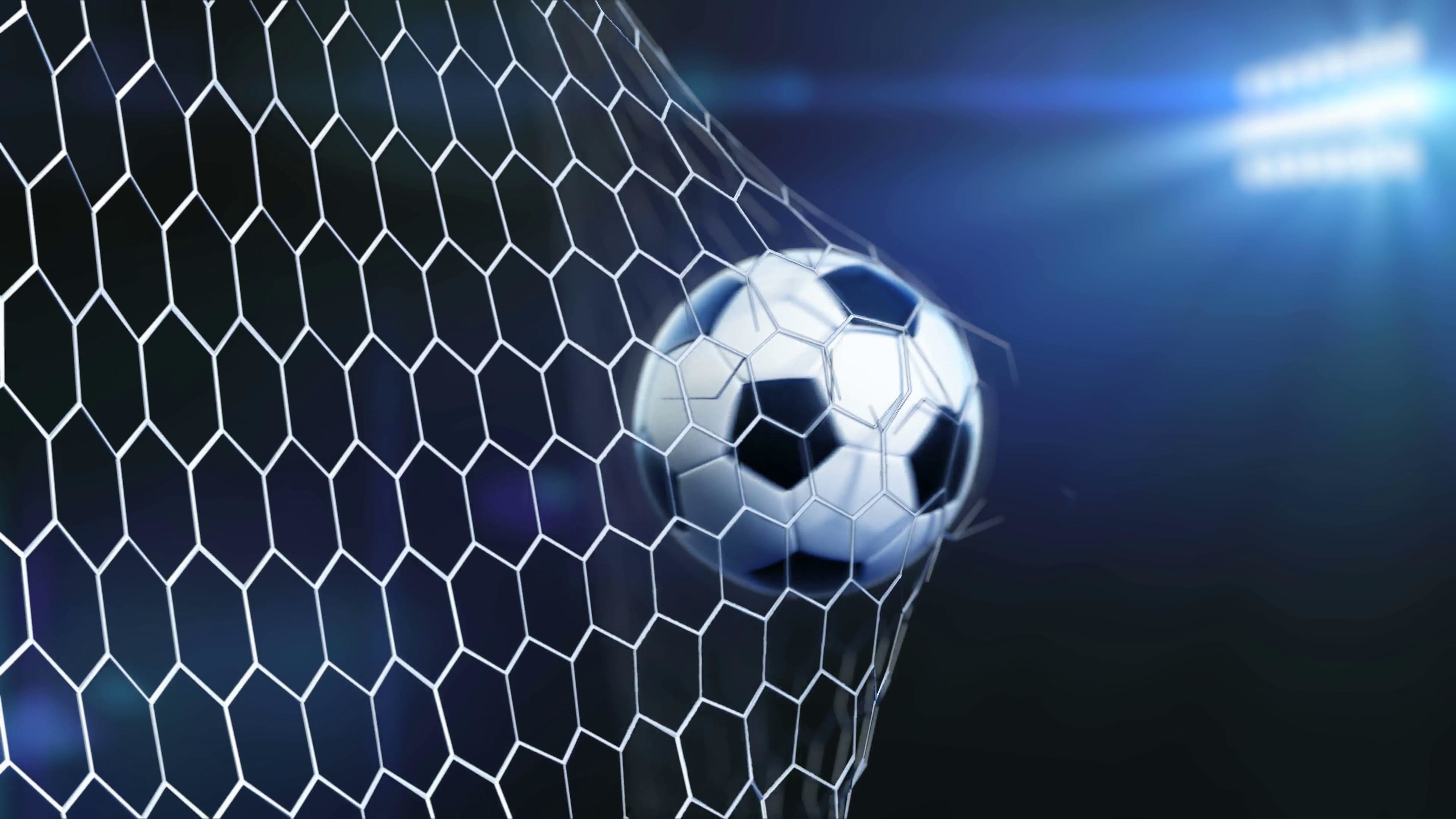 Soccer Wallpaper 
 Data-src /w/full/f/1/4/520843 - Soccer Ball Flying Into Net , HD Wallpaper & Backgrounds