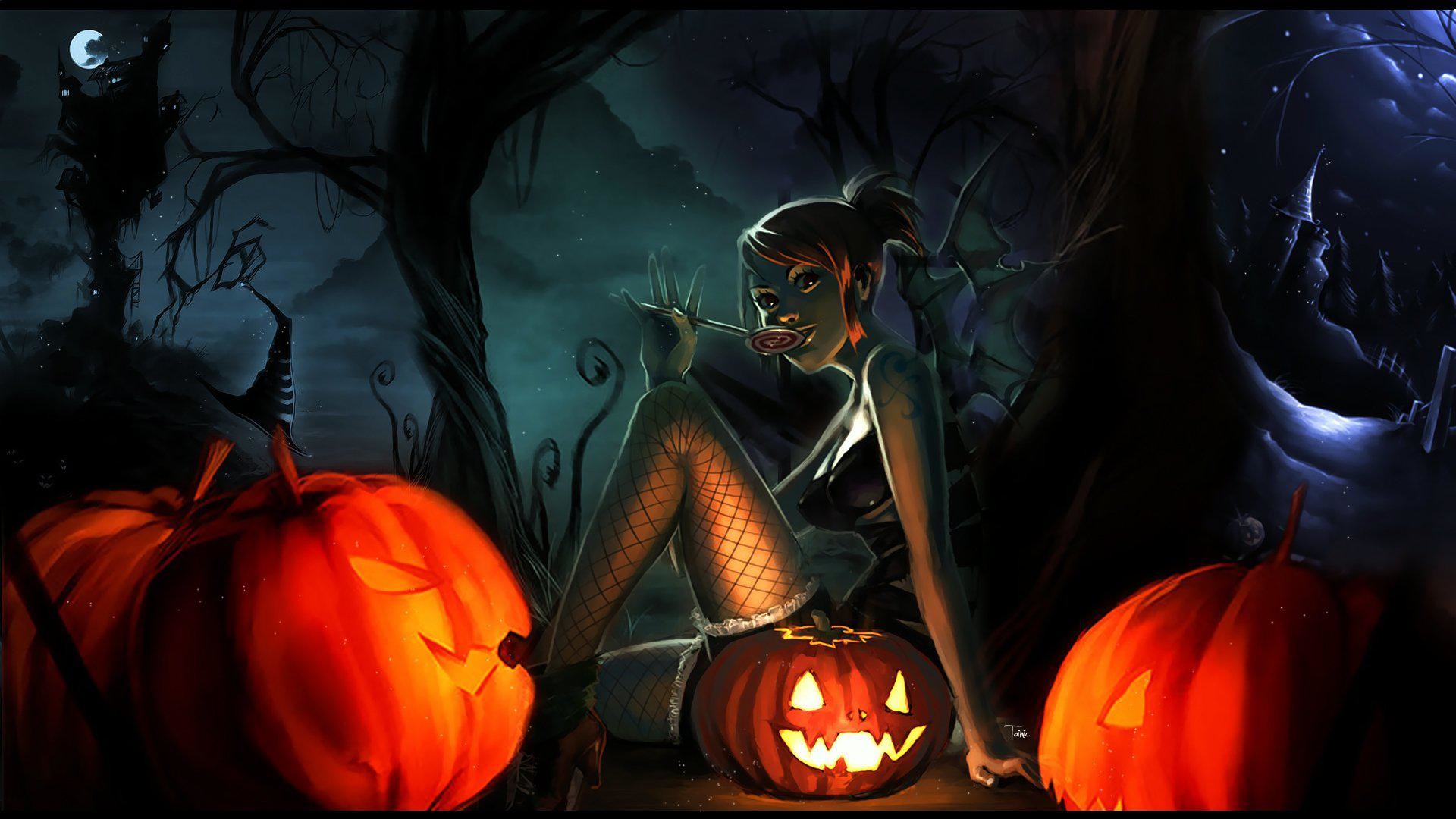 Free Halloween Wallpaper - Halloween Wallpaper Hd , HD Wallpaper & Backgrounds
